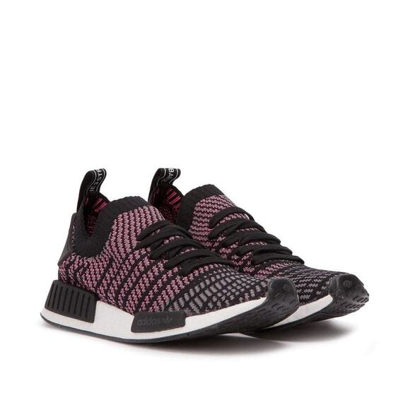 adidas NMD R1 STLT PrimeKnit Core Black Multicolor Men’s‎ Size 12 - Picture 1 of 10